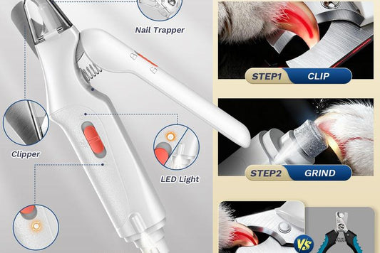 Never Cut Your Pet's Nails Too Short Again — Built-In LED Light Shows Exactly Where to Trim